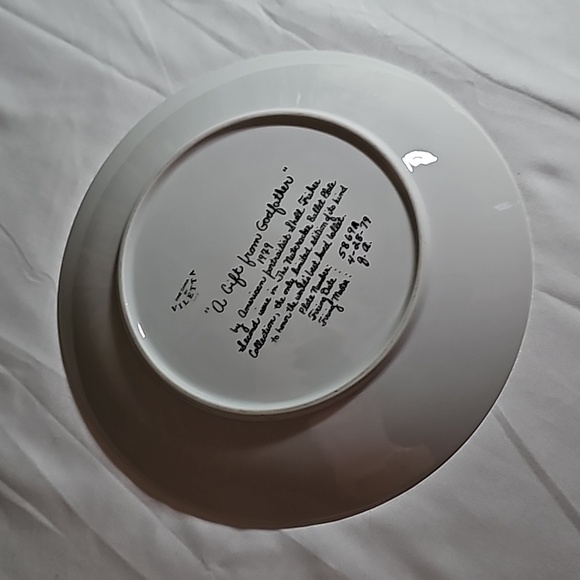 A Gift from Godfather Art By Shell Fisher Collector Plate The Nutcracker - Picture 5 of 7